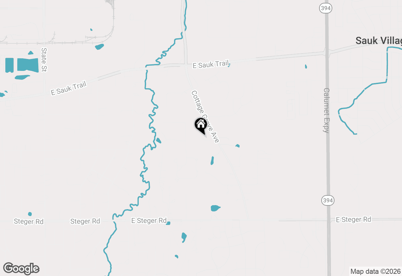 Map of 22620 Cottage Grove Avenue, Steger, IL 60475