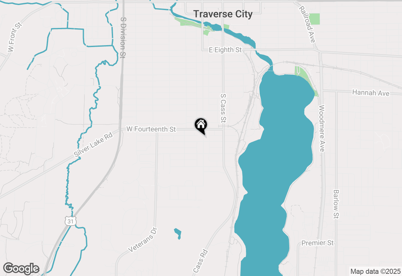 Map of 1224 S Union, Traverse City, MI 49684