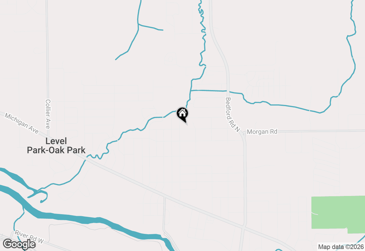 Map of 196 Morgan Avenue W, Battle Creek, MI 49037