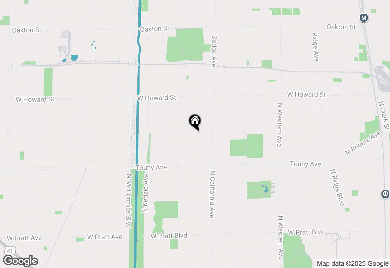 Map of 7356 N Francisco Avenue, Chicago, IL 60645