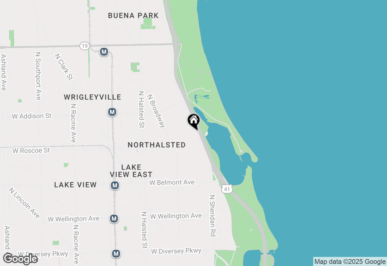 Map of 3470 N Lake Shore Drive #9A, Chicago, IL 60657