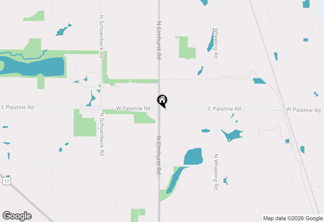 Map of 711 N Elmhurst Road, Prospect Heights, IL 60070