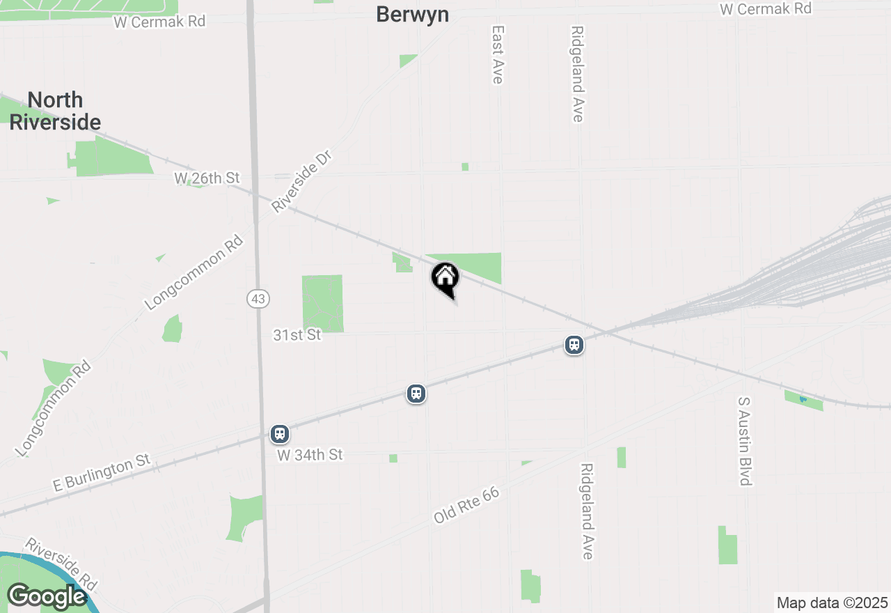 Map of 3032 Euclid Avenue, Berwyn, IL 60402