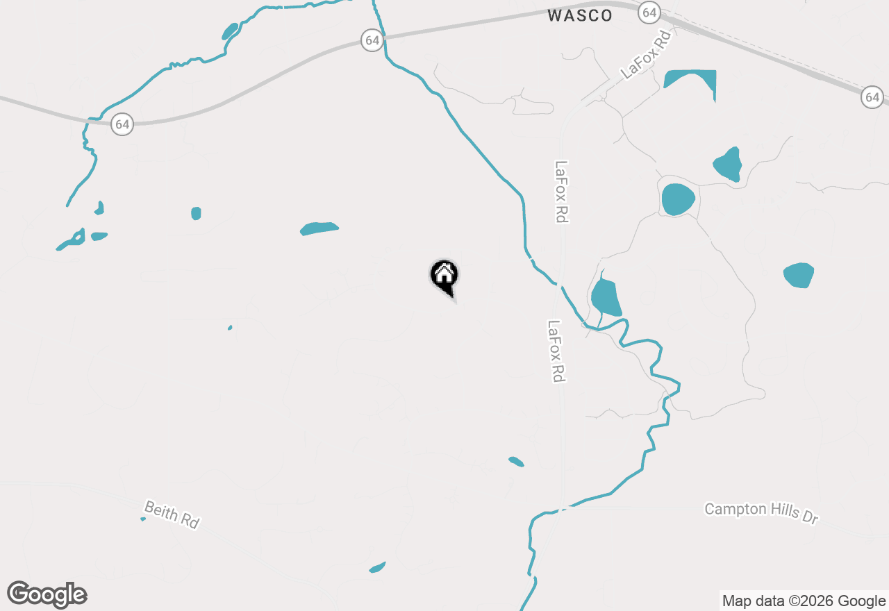 Map of 40W880 S Bridle Creek Drive, St. Charles, IL 60175