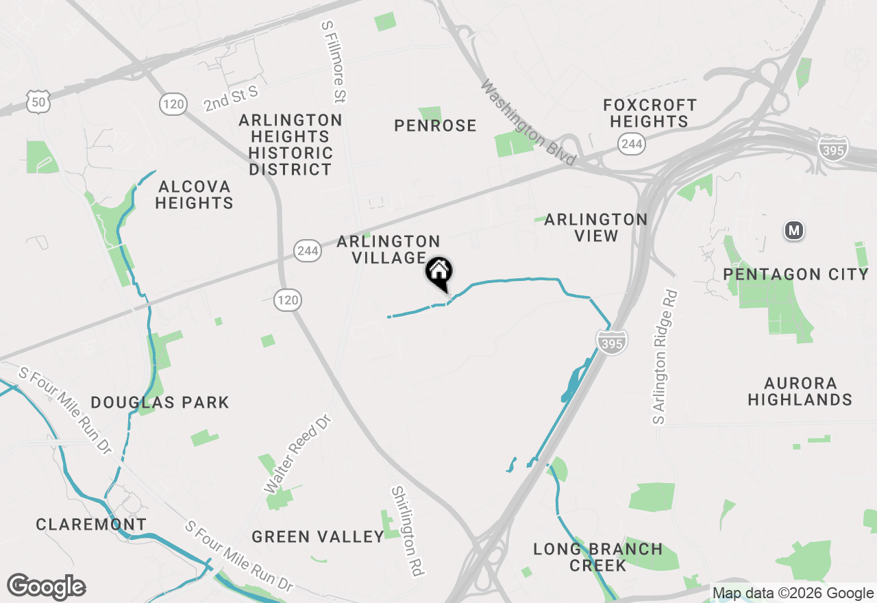 Map of 1415 S Barton Street #255, Arlington, VA 22204