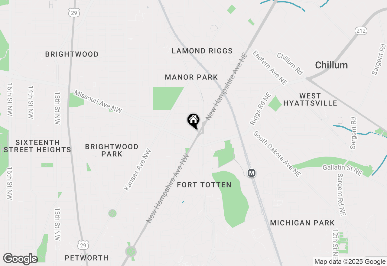 Map of 5414 1st Place Nw #402, Washington, DC 20011
