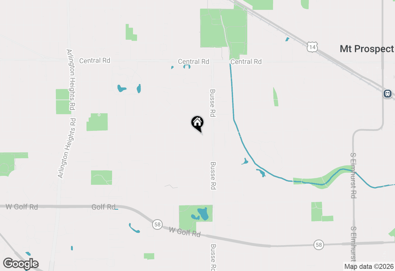 Map of 1707 W Lincoln Street, Mount Prospect, IL 60056