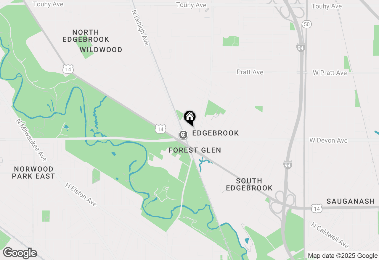 Map of 6434 N Leoti Avenue, Chicago, IL 60646