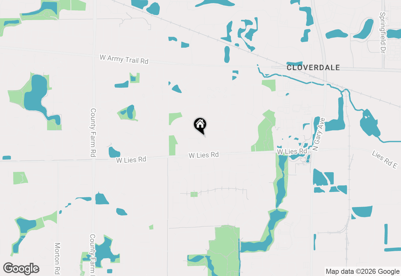 Map of 461 Canterbury Drive #461, Carol Stream, IL 60188