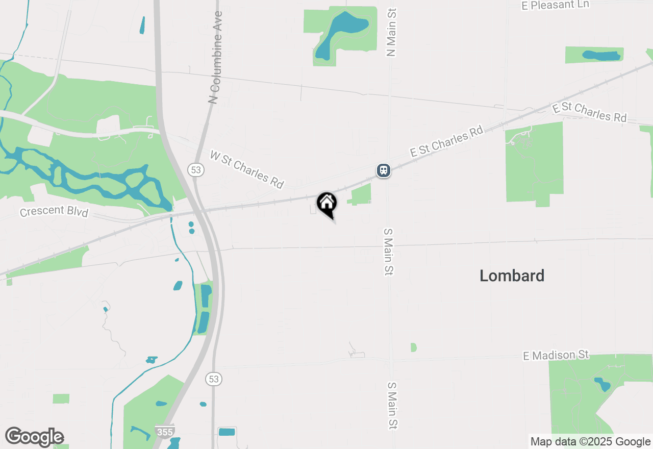 Map of 219 S Elizabeth Street, Lombard, IL 60148