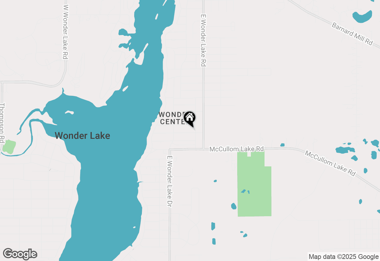 Map of 7422 Center Drive, Wonder Lake, IL 60097