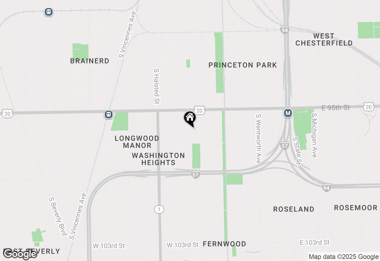 Map of 9610 S Wallace Street, Chicago, IL 60628