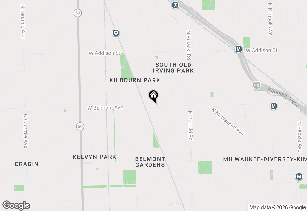 Map of 4230 W Belmont Avenue, Chicago, IL 60641