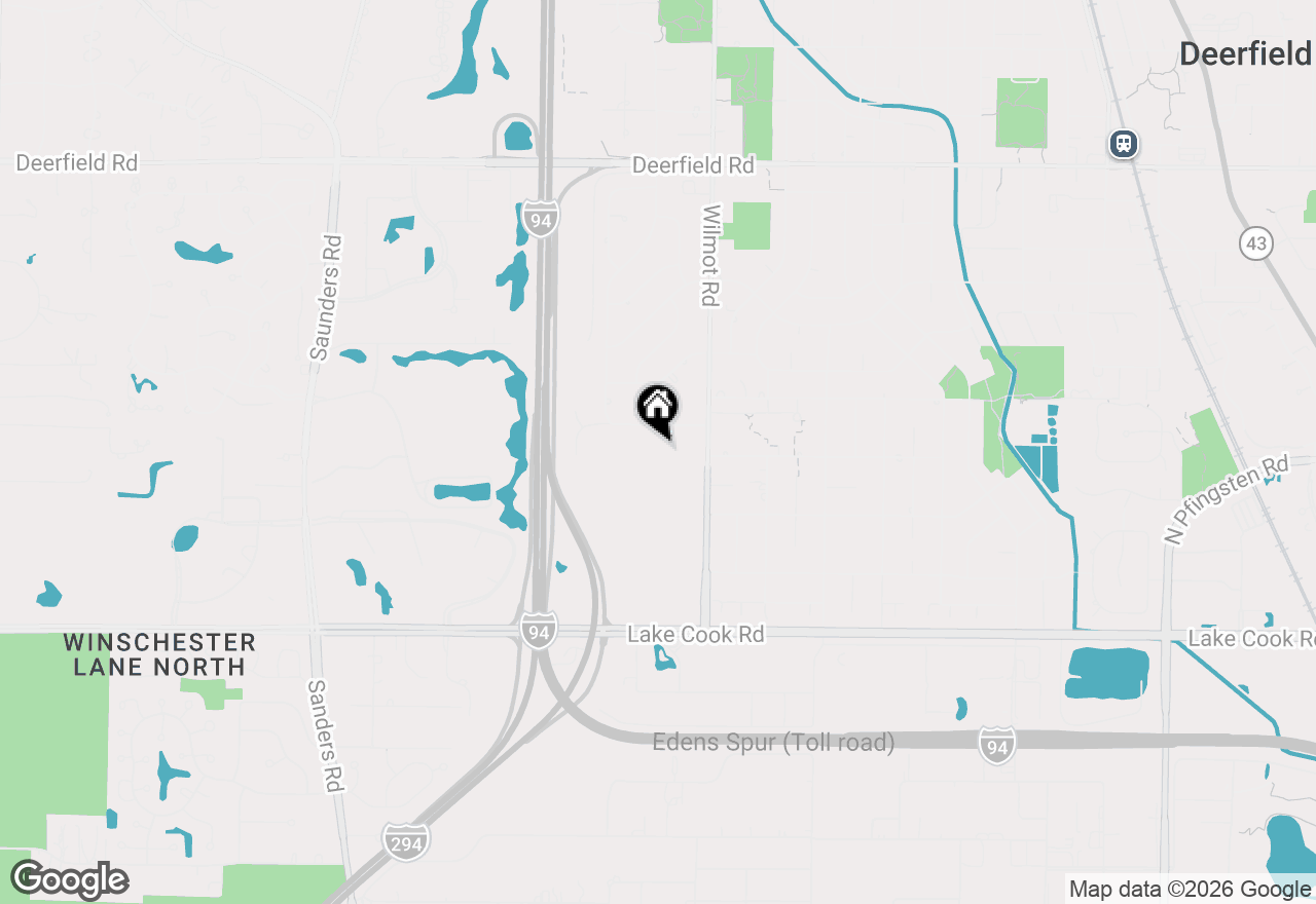 Map of 1680 Landy Lane, Deerfield, IL 60015