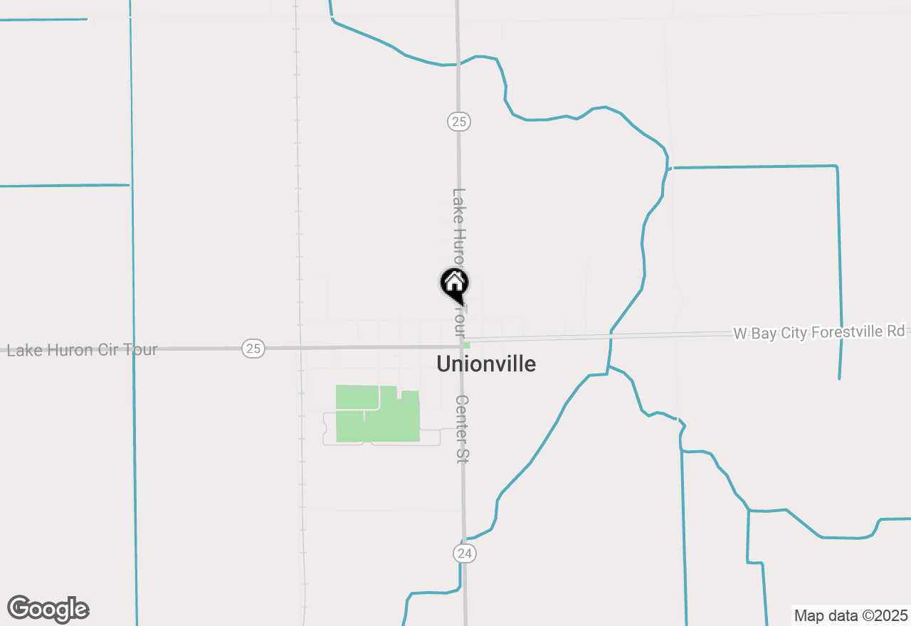 Map of 6555 Center Street, Unionville, MI 48767