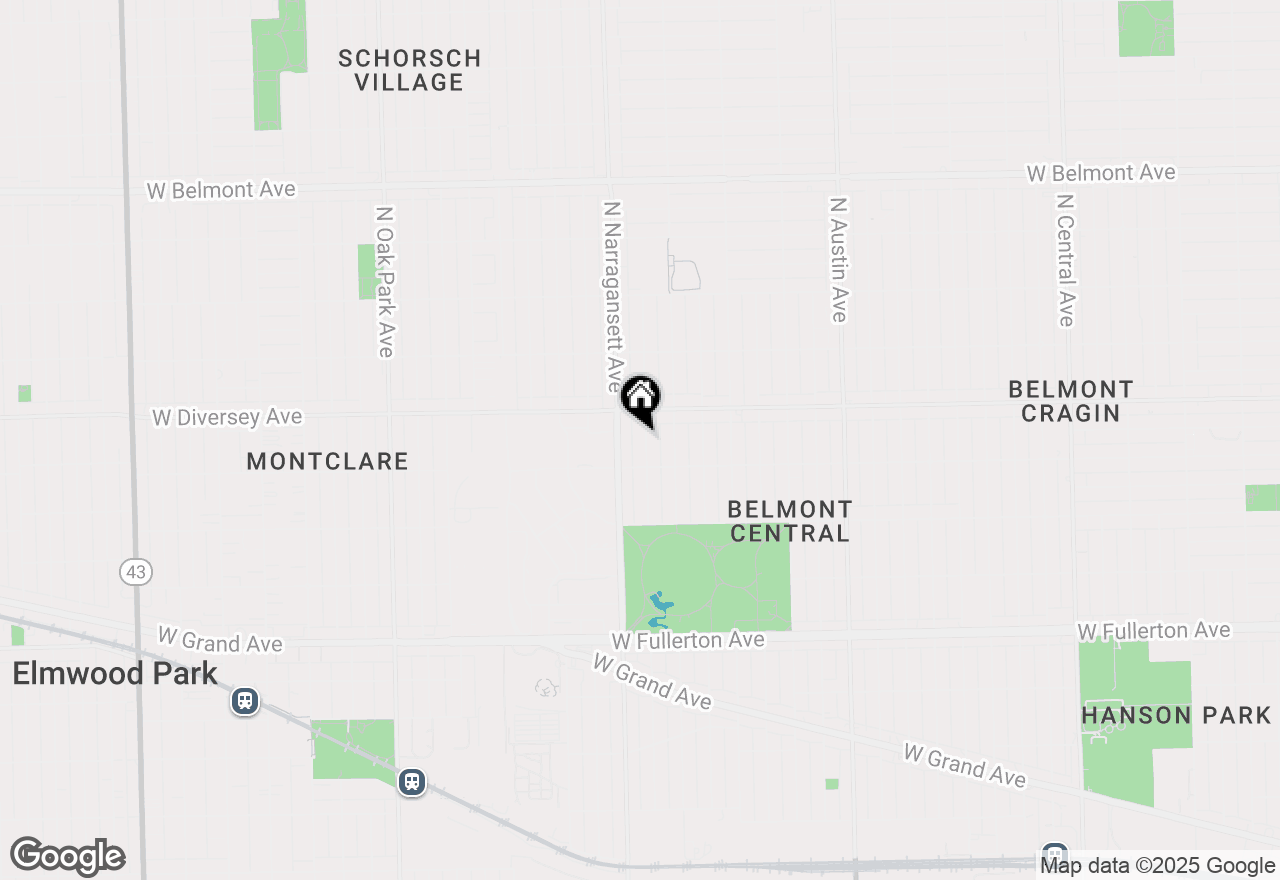 Map of 2728 N Mulligan Avenue, Chicago, IL 60639