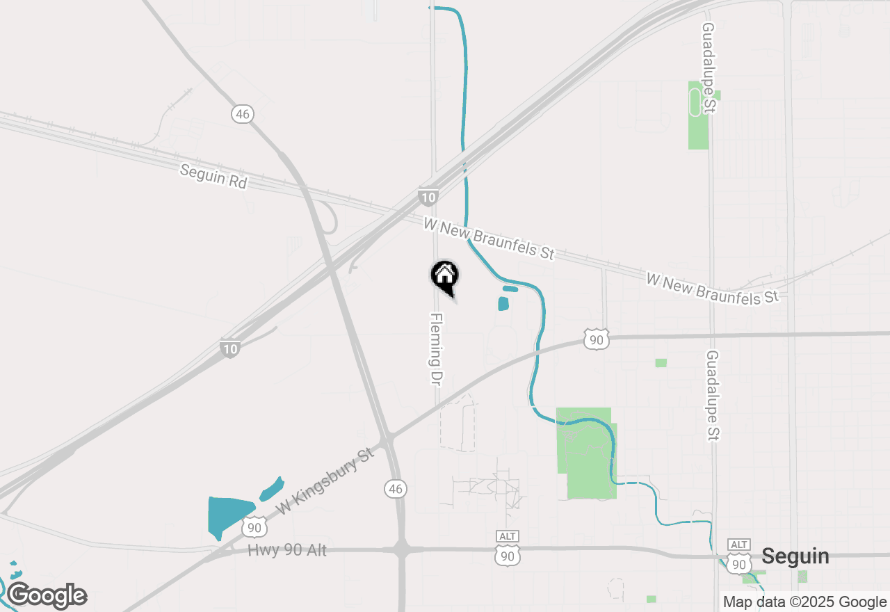 Map of (Address confidential), Seguin, Texas 78155