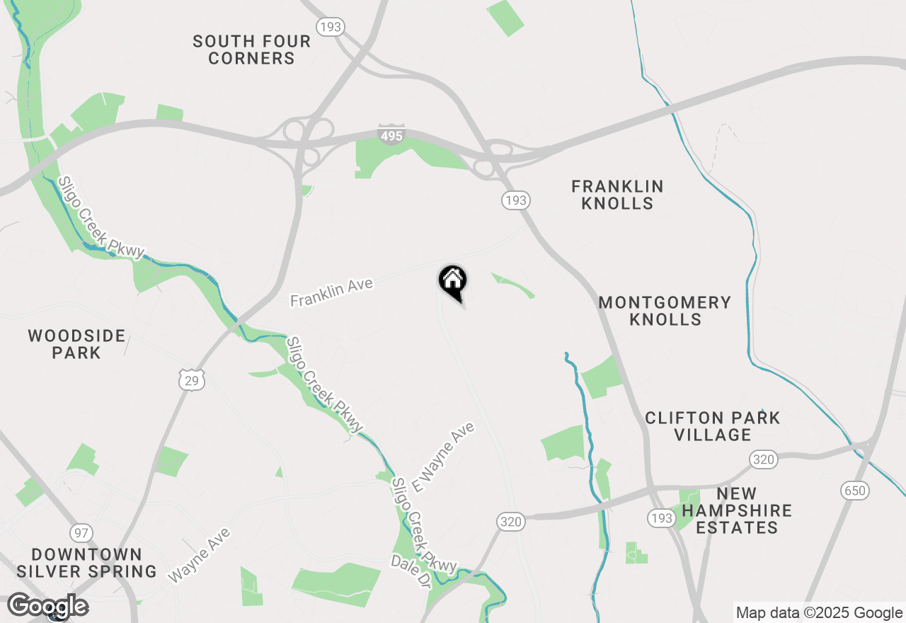 Map of 6 E Hamilton Avenue, Silver Spring, MD 20901