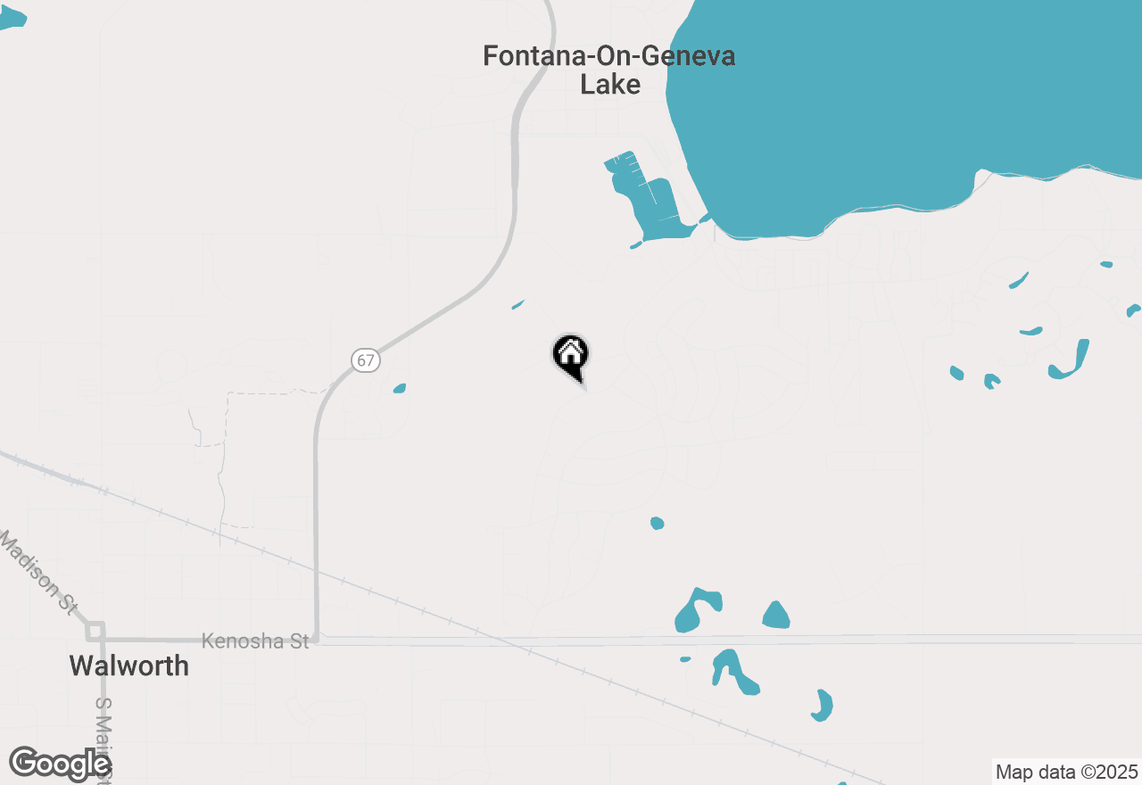 Map of 850 Tarrant Dr, Fontana, WI 53125