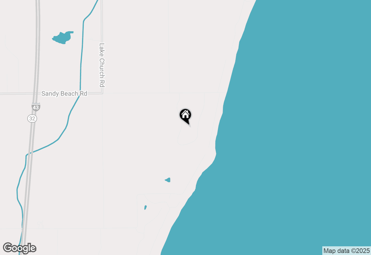 Map of 5200 Upper Lakeview Ridge Rd, Belgium, WI 53004