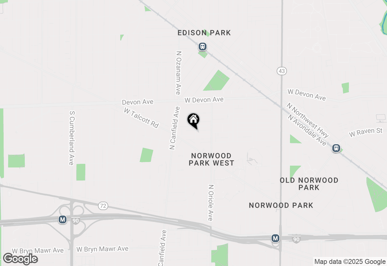 Map of 6200 N Overhill Avenue, Chicago, IL 60631