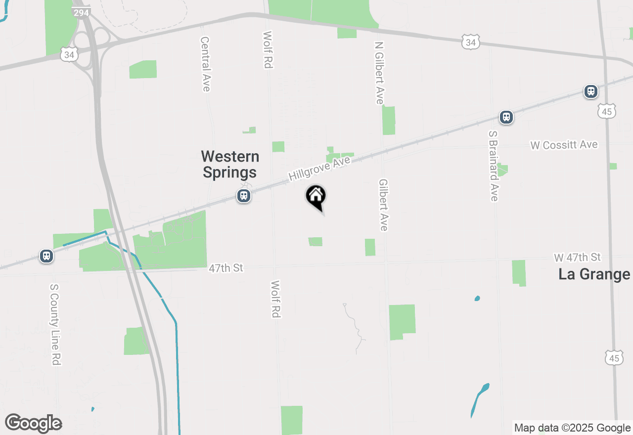 Map of 4528 Howard Avenue, Western Springs, IL 60558