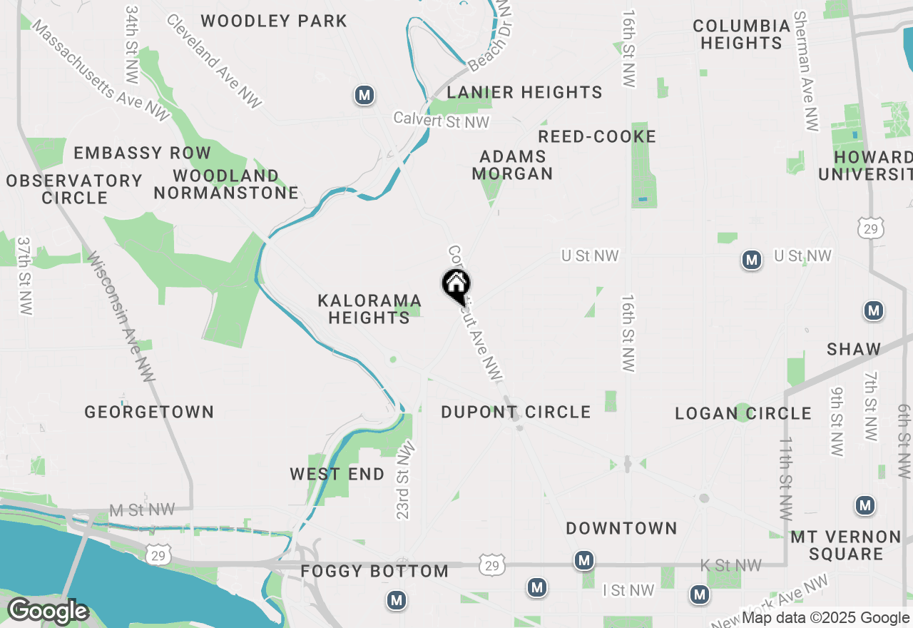 Map of 2107 S Street Nw #M, Washington, DC 20008