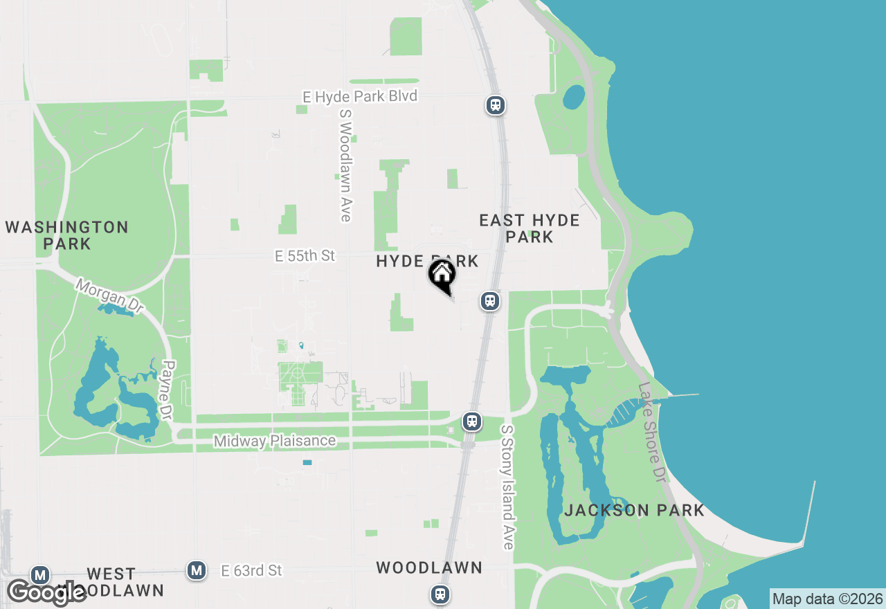 Map of 5618 S Blackstone Avenue #2, Chicago, IL 60637