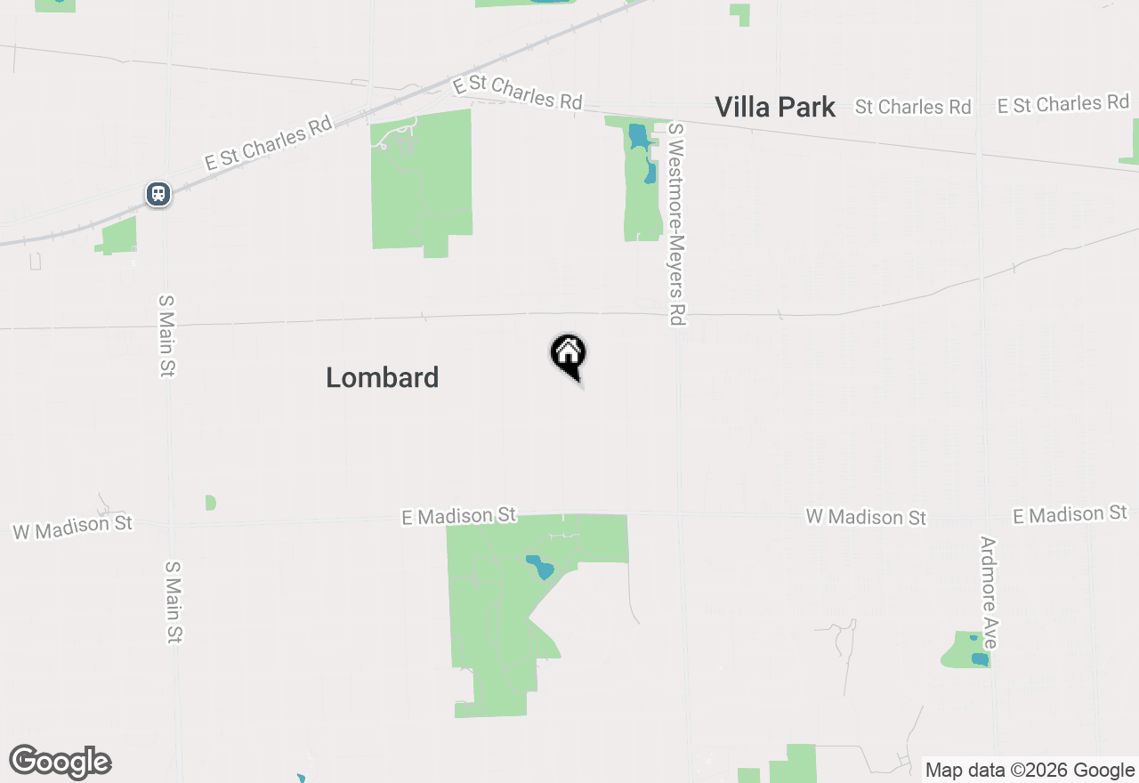 Map of 419 S Chase Avenue, Lombard, IL 60148