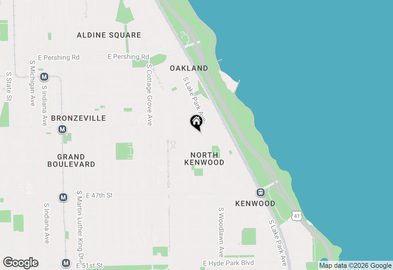 Map of 4337 S Berkeley Avenue #2, Chicago, IL 60653