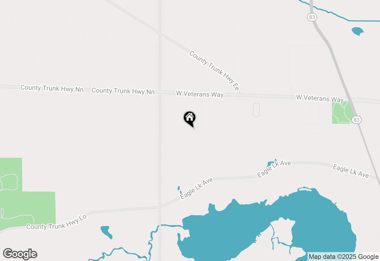 Map of 877 Medina Dr #LT11, Mukwonago, WI 53149