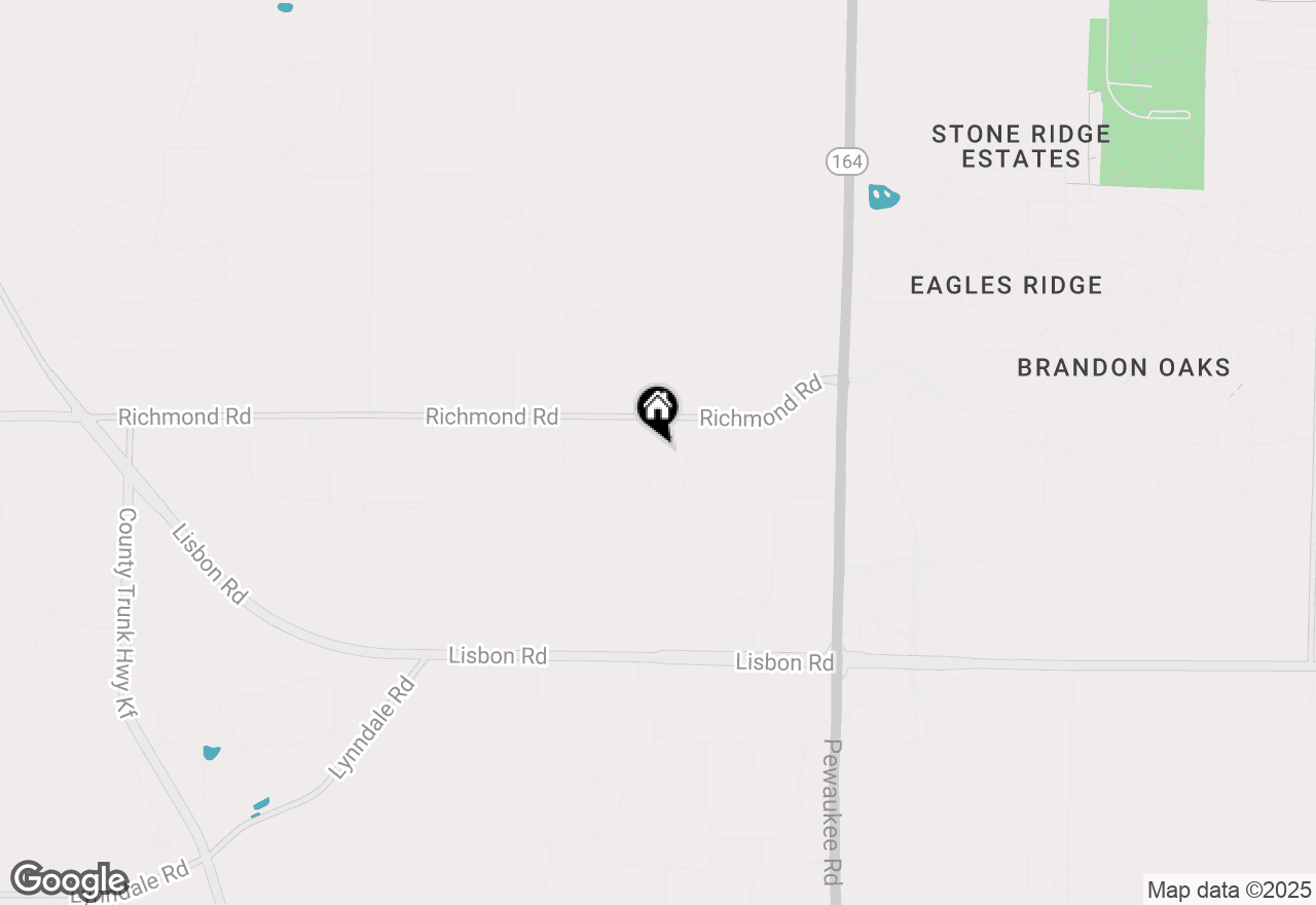 Map of W253N5552 Crescent Hill Dr, Sussex, WI 53089