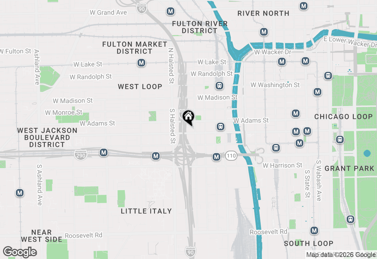 Map of 728 W Jackson Boulevard #1210, Chicago, IL 60661