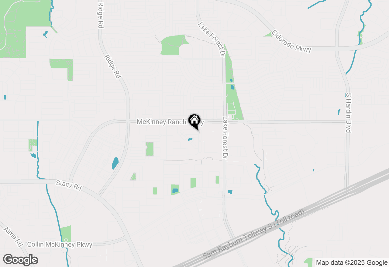 Map of 5321 Locust Drive, Mckinney, TX 75070