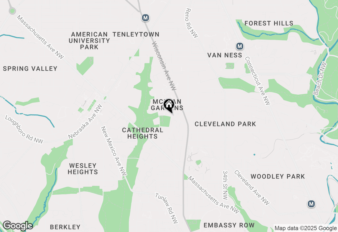 Map of 3841 Newark Street Nw #D454, Washington, DC 20016