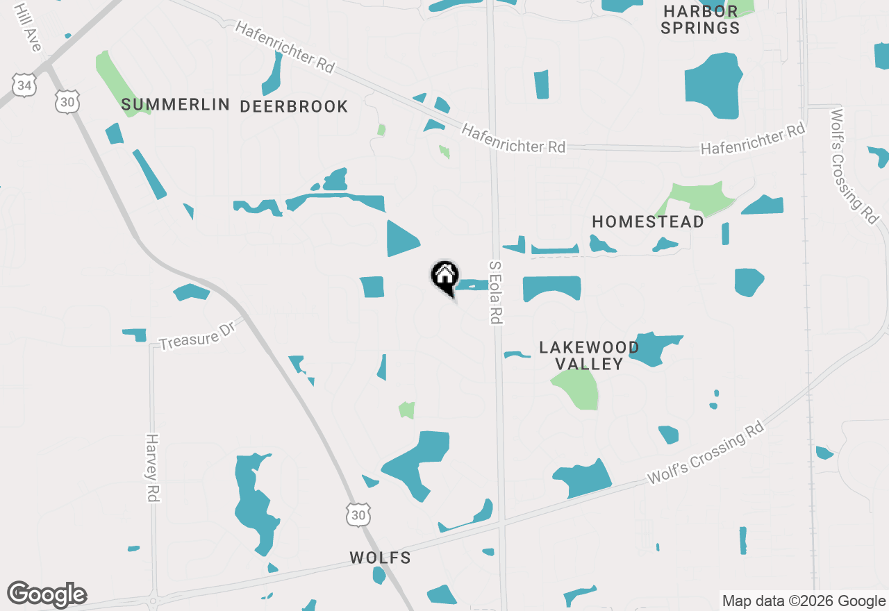 Map of 2361 Shiloh Drive, Aurora, IL 60503