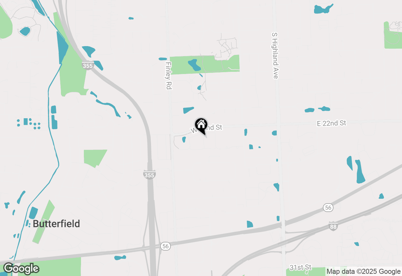 Map of 2234 S Elizabeth Street, Lombard, IL 60148
