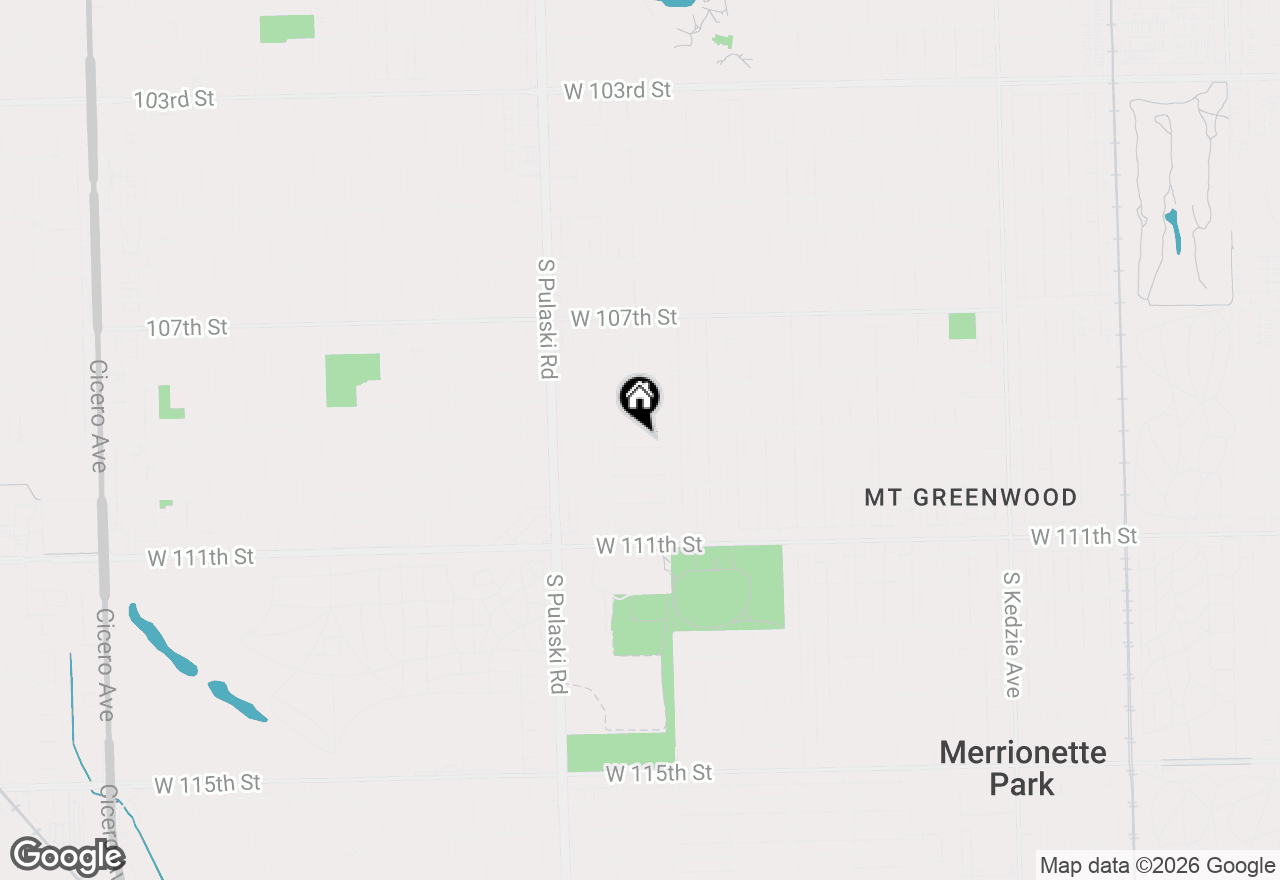 Map of 3829 W 109th Street, Chicago, IL 60655