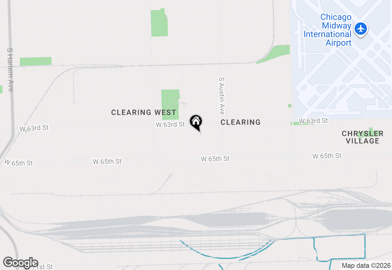Map of 6135 W 63rd Place, Chicago, IL 60638