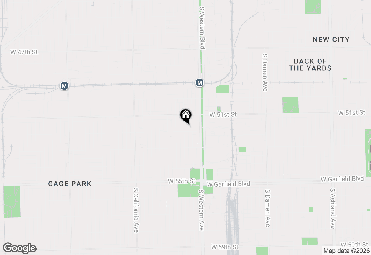 Map of 5147 S Campbell Avenue, Chicago, IL 60632