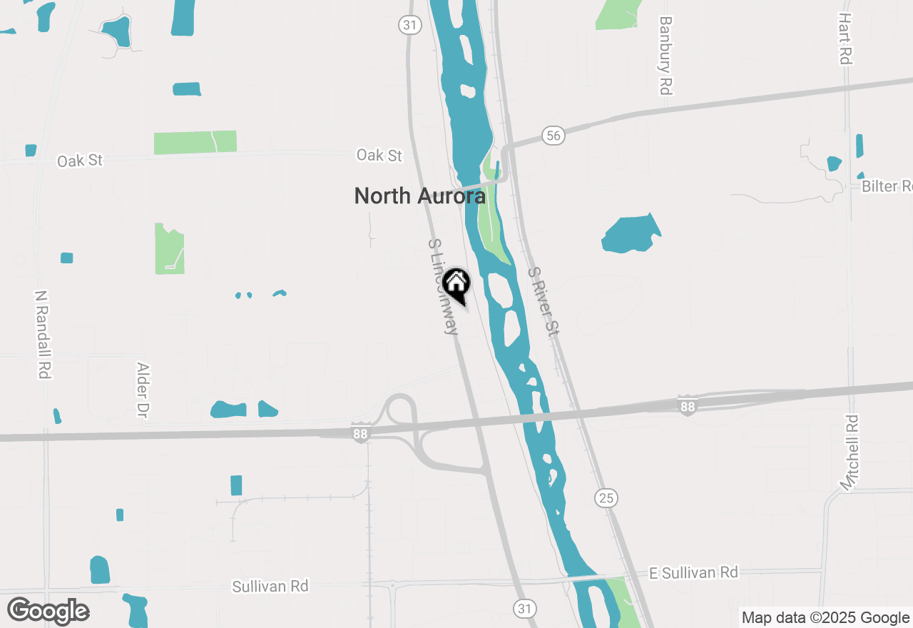 Map of 149 S Lincolnway, North Aurora, IL 60542