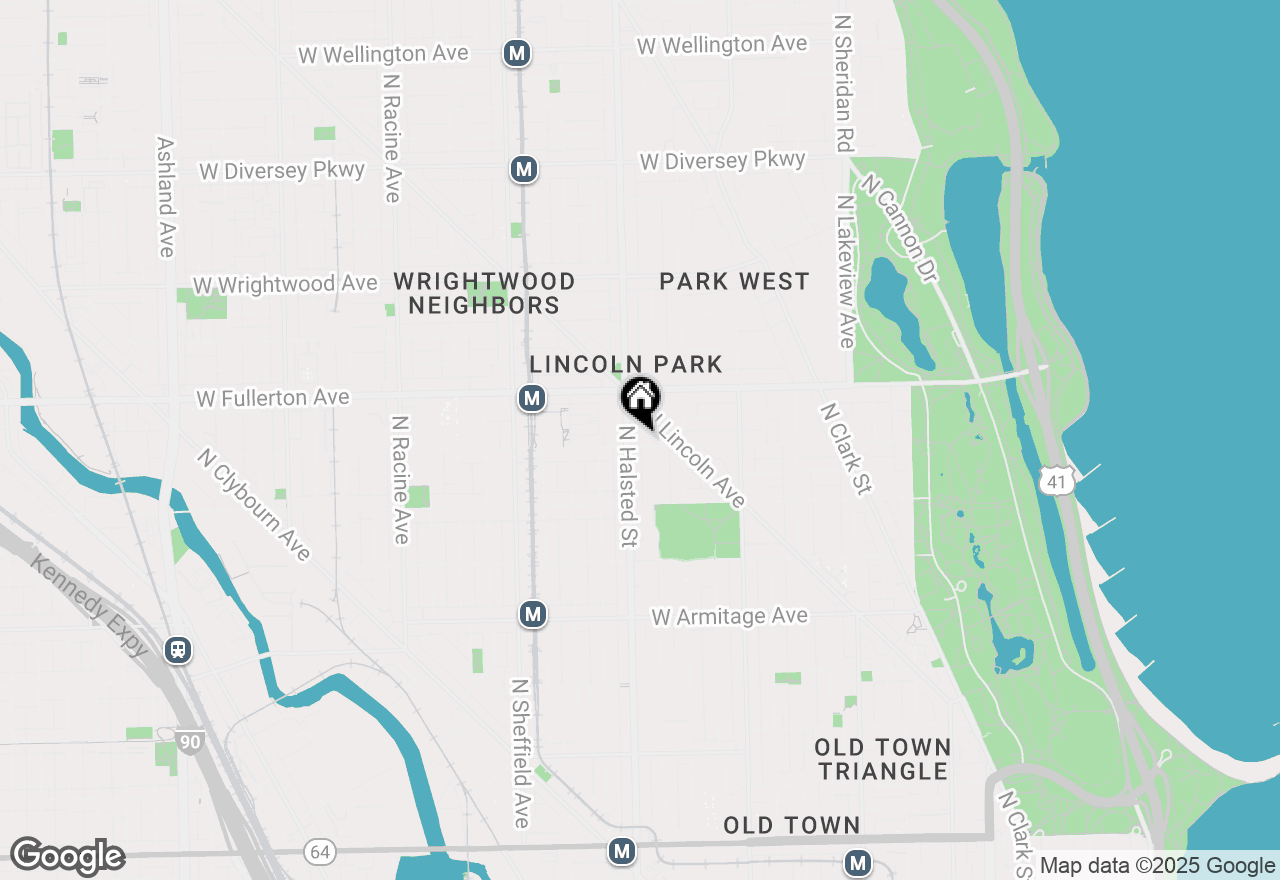 Map of 746 W Belden Avenue #1, Chicago, IL 60614