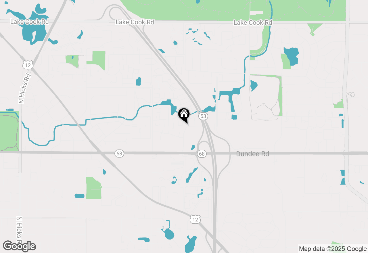 Map of 1402 N Whispering Springs Circle #1402, Palatine, IL 60074