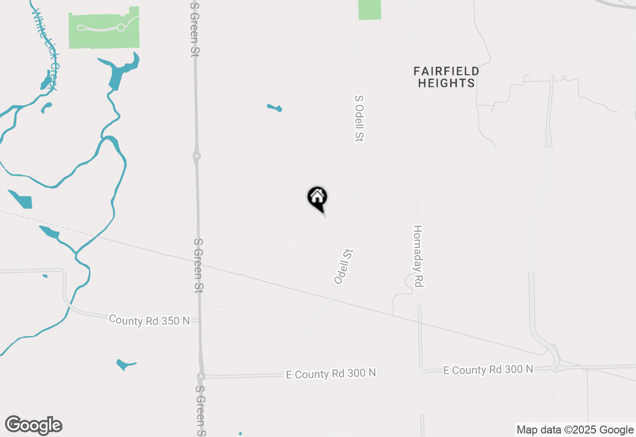 Map of 1810 Hunters Trail, Brownsburg, IN 46112