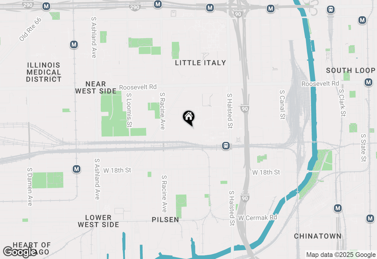 Map of 1033 W 14th Place #130, Chicago, IL 60608