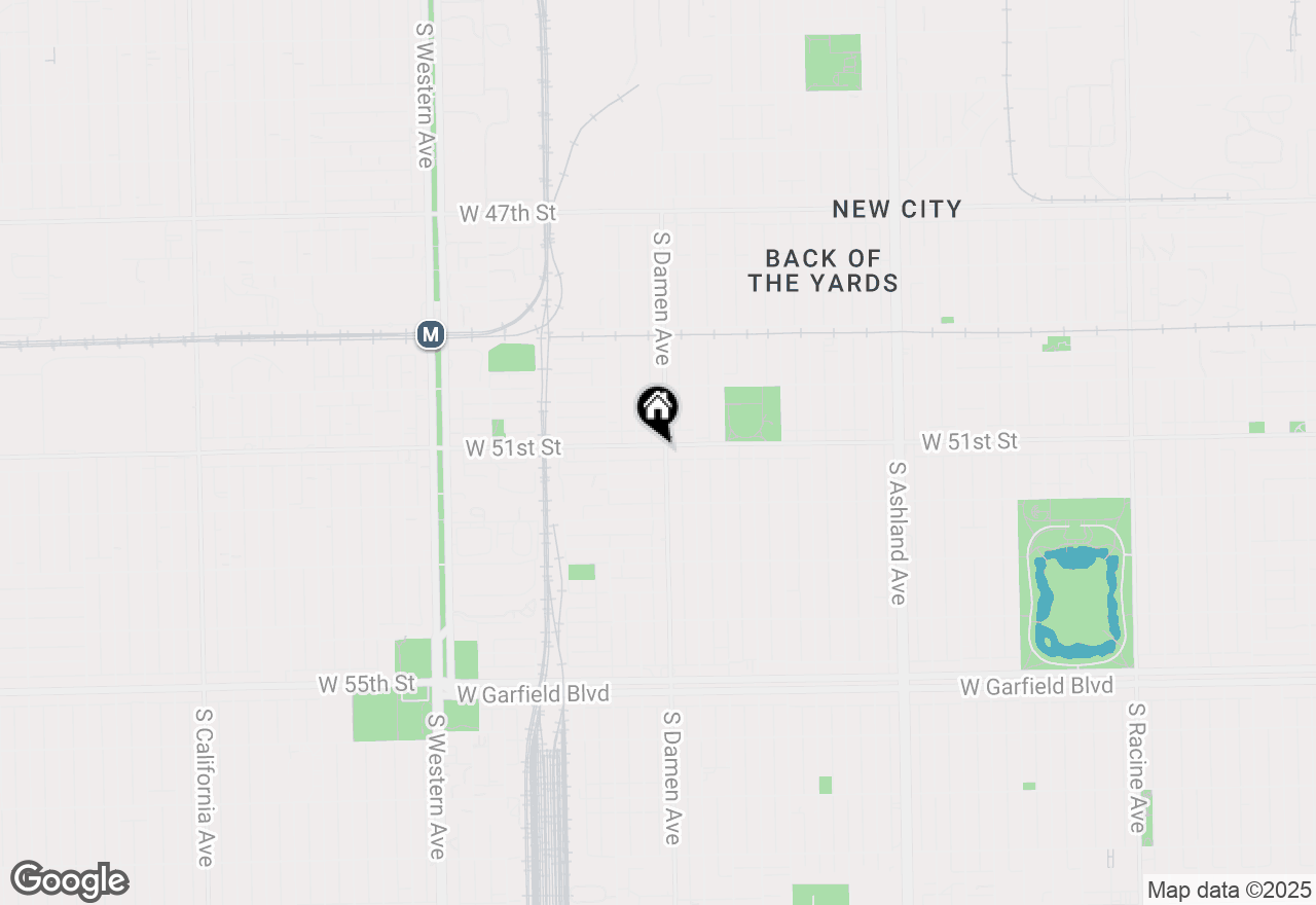 Map of 5100 S Damen Avenue, Chicago, IL 60609