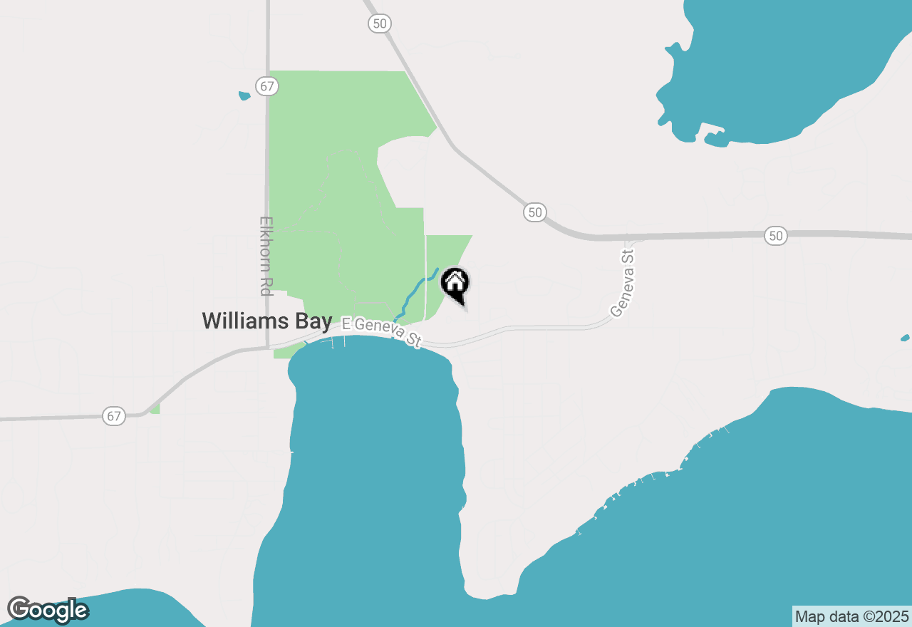 Map of 9 Wildwood Ct #D, Williams Bay, WI 53191