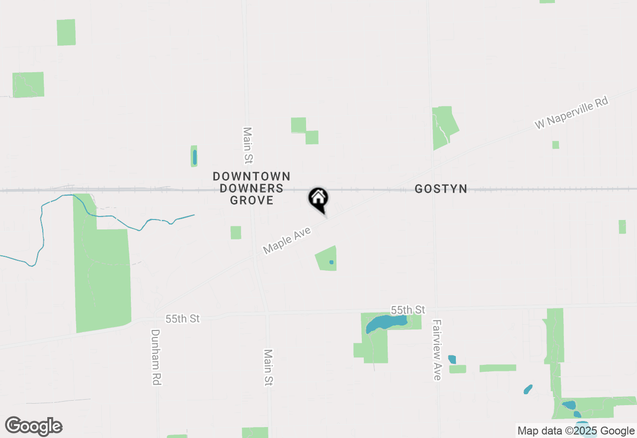 Map of 808 Maple Avenue, Downers Grove, IL 60515