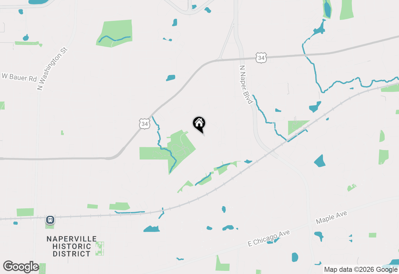 Map of 1213 Yorkshire Drive, Naperville, IL 60563