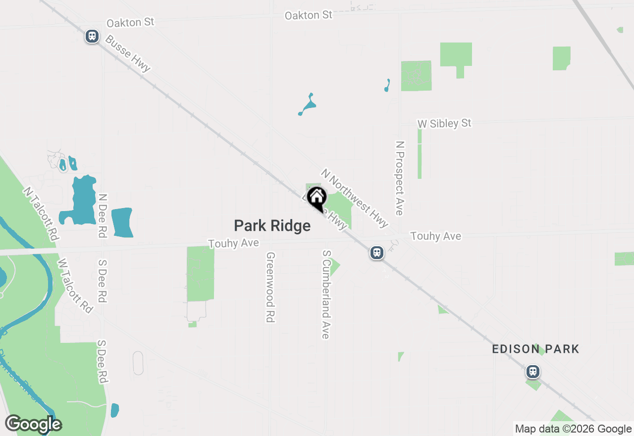 Map of 115 N Clifton Avenue #103, Park Ridge, IL 60068